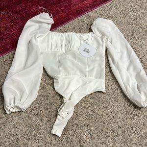 Princess Polly white bodysuit